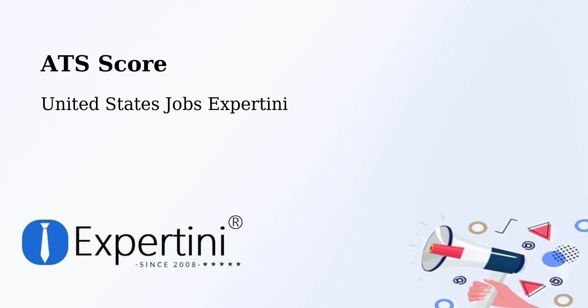 Resume ATS Score & Job Description Match Tool – Potomac - United States Jobs Expertini