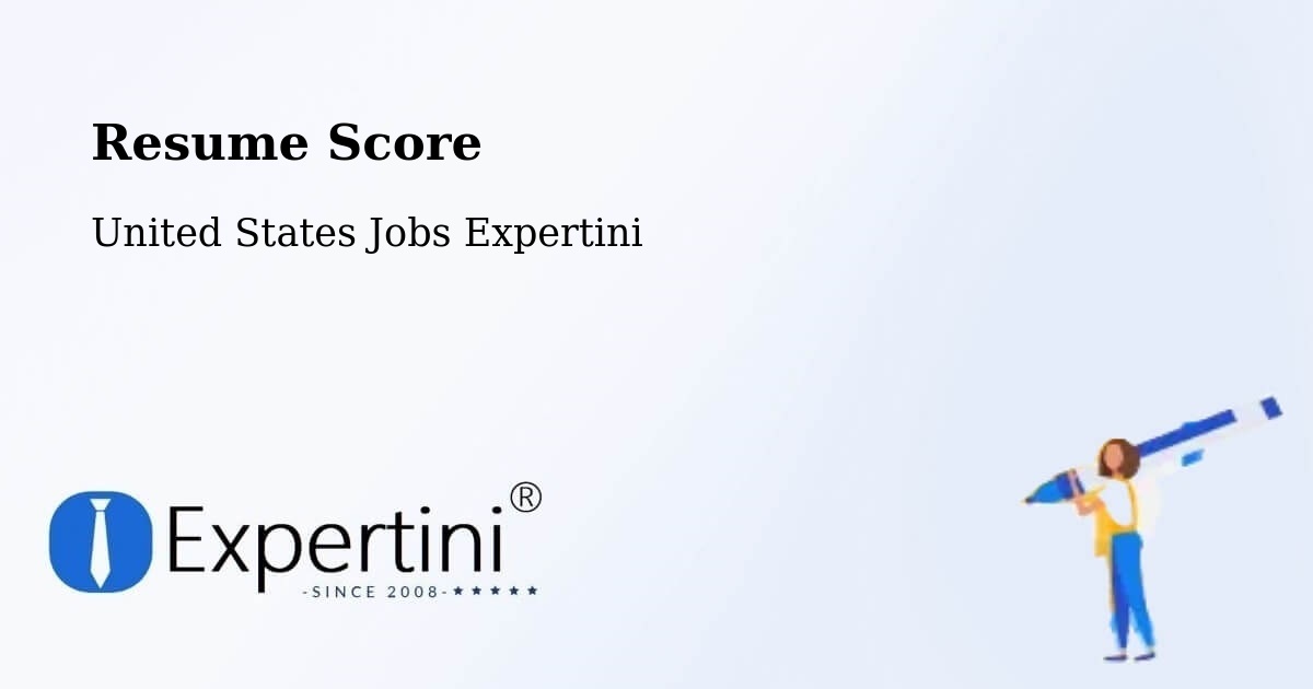 Resume Score & Job Description Match Tool – Potomac - United States Jobs Expertini